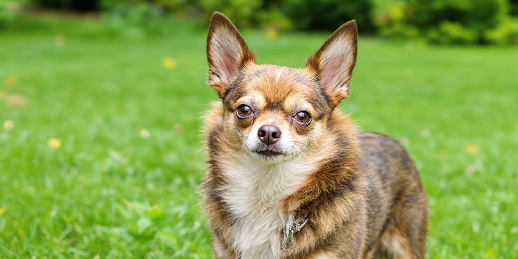 a chihuahua on grass