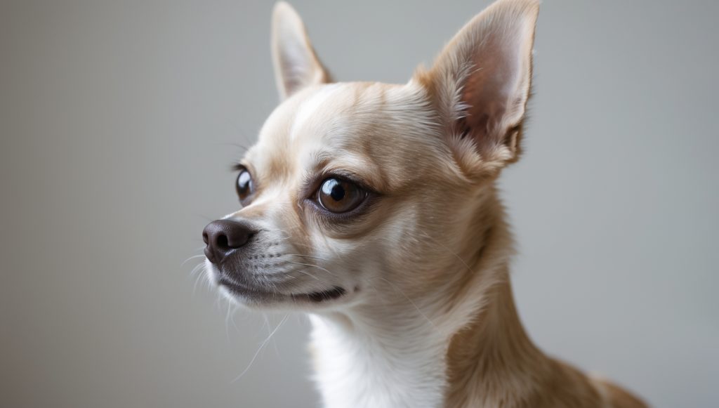 deer head chihuahua profile