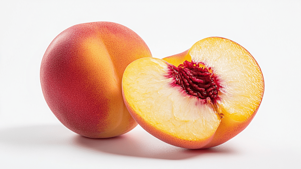 a peach and a half of a peach - can dogs eat peaches